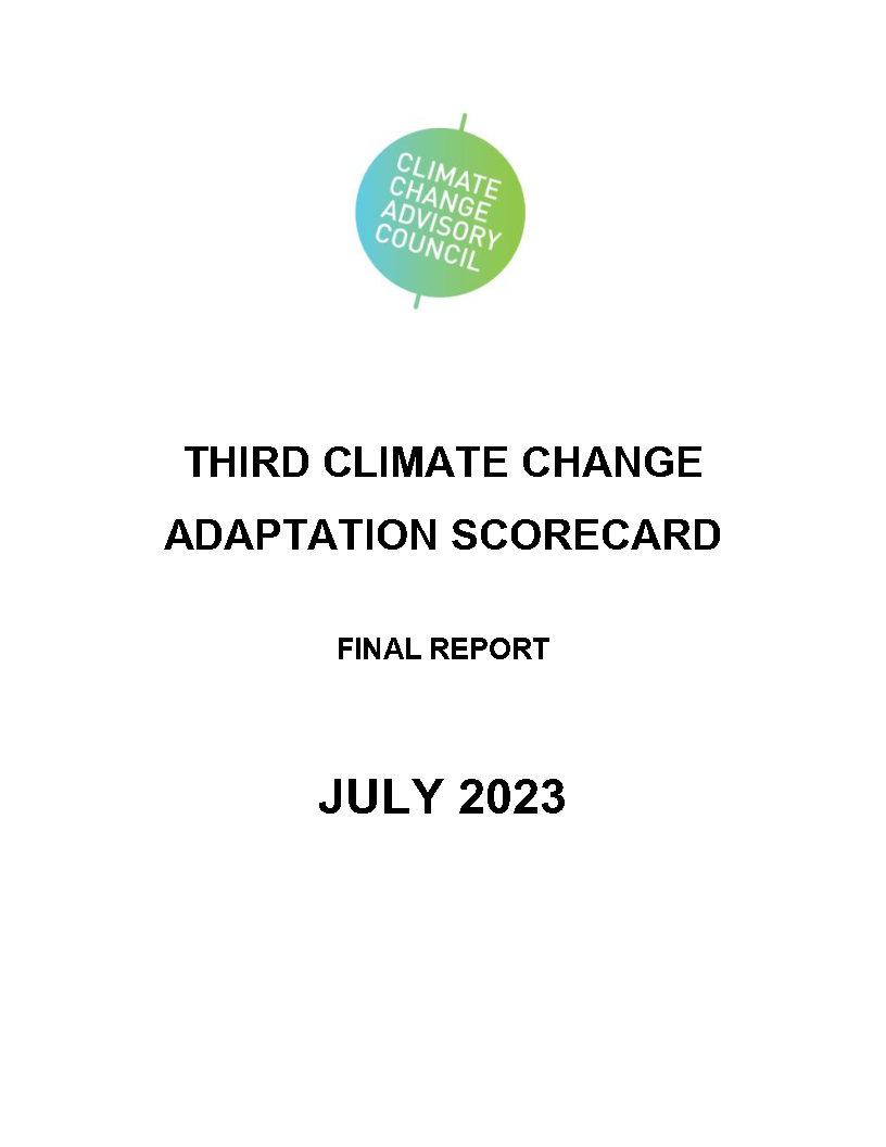 Front cover Adaptation Scorecard 2023